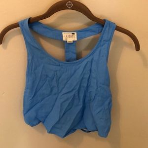 L.A. Hearts Blue Crop Top